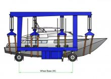 XCMG Factory 32-1200 Ton Boat Lifting Crane Tyre Yacht Handler/Tyre Yacht Crane Price